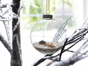 The beach...in an ornament! Photo by HGTV.