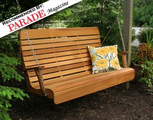 Fifthroom.com's Red Cedar Royal Highback Porch Swing