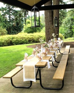 Baby Shower Picnic Table