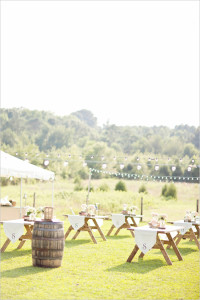 wedding picinic tables