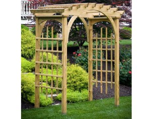 Treated Pine Roman Arch Arbor