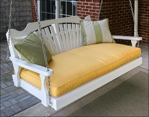 outdoor porch swing