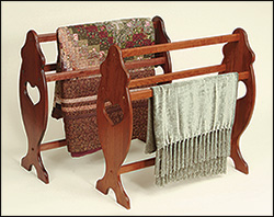 Gorgeous quilt rack