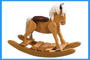 Wooden-Rocking-Horse-with-Padded-Seat-A