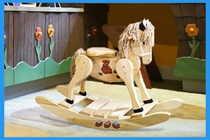 Wooden-Teddy-Bear-Painted-Rocking-Horse-B