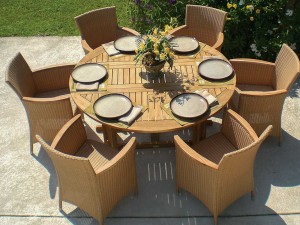 60-Teak-DropLeaf-Table-and-Full-Weave-Chair-Set-A
